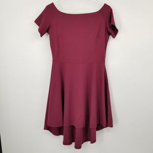 NWT Sarin Mathews Off The Shoulder High Low Dress‎ Size Large